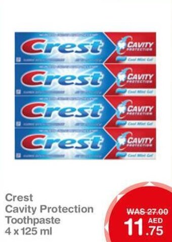 Crest Cavity Protection Toothpaste 4 x 125 ml
