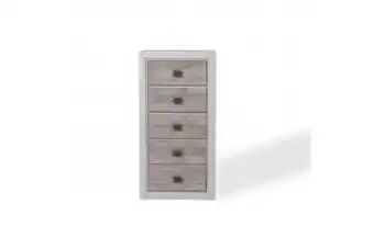 PAN Emirates Pan harldson chest of 5 drawer - white & grey oak offer