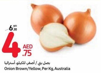 Carrefour Onion Brown/Yellow, Per Kg, Australia offer