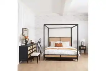 PAN Emirates Pan renard poster bed 180x200 cm rattan - black & natural offer