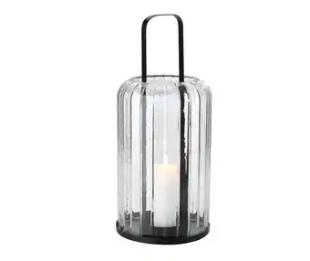 JYSK Lantern vilhelm d:17xh36cm black w/handle offer