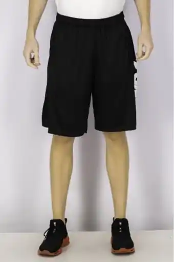 Brands For Less Men sportswear fit drawstring basketball short, black offer