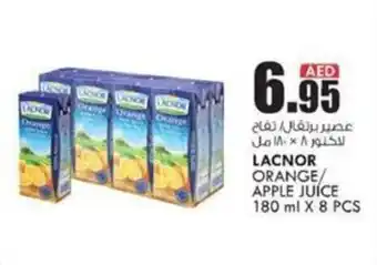 KM Trading LACNOR ORANGE/ APPLE JUICE 180 ml X 8 PCS offer