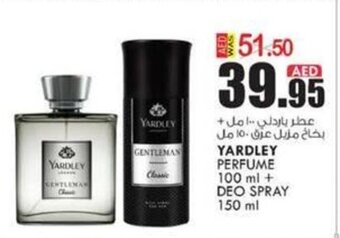 KM Trading YARDLEY PERFUME 100 ml + DEO SPRAY 150 ml offer