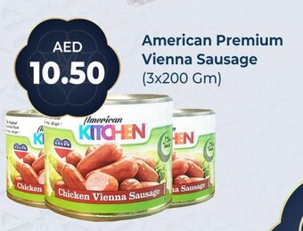 Almaya supermarket American Premium Vienna Sausage (3x200Gm) offer