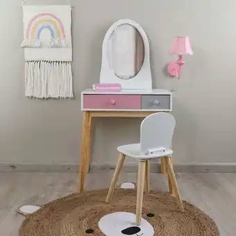 PAN Emirates Wingzy kids dressing table with chair offer