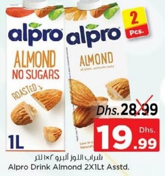 Nesto Alpro Drink Almond 2X1Lt Asstd. offer