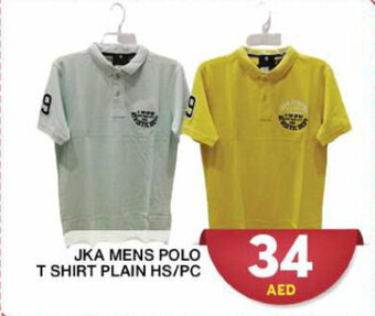 Grand Hyper Market JKA MENS POLO T SHIRT PLAIN HS/PC offer