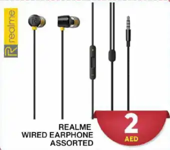 Grand Hyper Market REALME WIRED EARPHONE ASSORTED offer