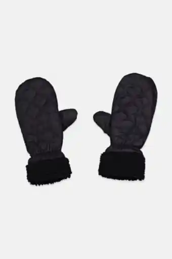 Brands For Less Men 1 piece quilted mittens, black offer