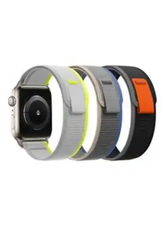 Noon 3pack for apple watch trail band 49mm 45mm 44mm 42mm nylon woven sport strap for iwatch series ultra/8/7/se/6/5/4/3/2/1 multi offer