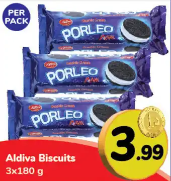 Day To Day Aldiva Biscuits 3x180 g offer