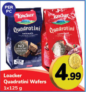 Day To Day Loacker Quadratini Wafers 1x125 g offer