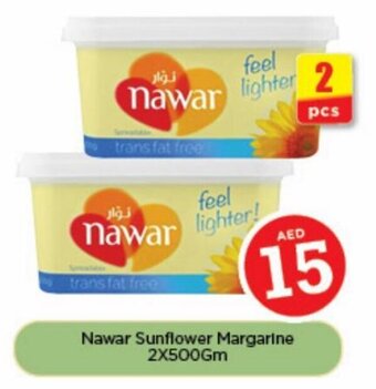 Nesto Nawar Sunflower Margarine 2X500Gm offer