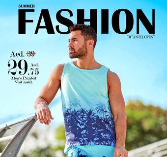 Nesto Antelopus Men's Printed Vest asstd. offer
