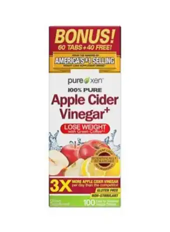 Noon Apple cider vinegar plus 100 easy-to-swallow veggie tablets offer
