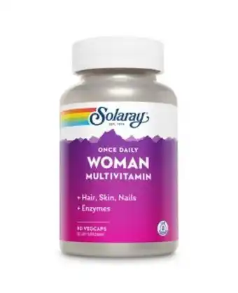 Aster Pharmacy Solaray once daily woman multivitamin vegcaps 90's offer