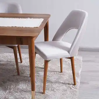 PAN Emirates Patonia dining chair - grey & natural offer