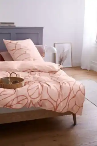 Brands For Less Cotton duvet set 135 x 200 cm, pink offer