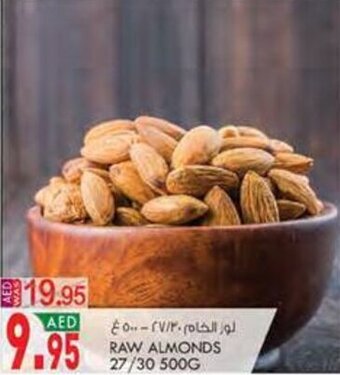 KM Trading RAW ALMONDS 27/30 500G offer