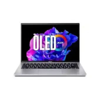Acer swift go sfg14-71-nx.kf6em.002 core i7-1355u 16gb ram 512gb ssd 14 fhd laptop, silver