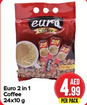 Day To Day Euro 2 in 1 Coffee 24x10 g offer