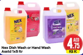 Day To Day Nex Dish Wash or Hand Wash Asstd 1x5 ltr offer