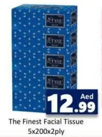 PARCO Hypermarket The Finest Facial Tissue 5x200x2ply offer
