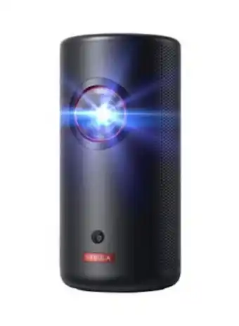 Noon Anker nebula capsule 3 laser 1080p, smart, wi-fi, mini projector, black, portable projector, dolby digital, laser projector, offer