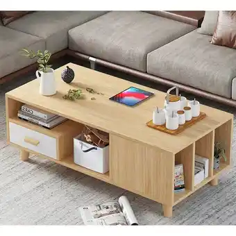 Danube Home Renzo coffee table - natural oak offer