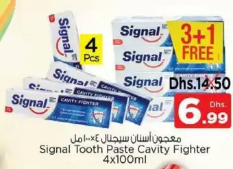 Nesto Signal Tooth Paste Cavity Fighter 4x100ml offer