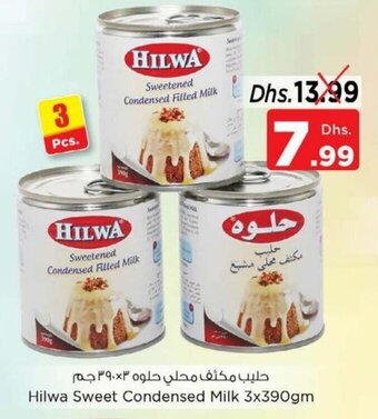 Nesto Hilwa Sweet Condensed Milk 3x390gm offer