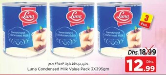 Nesto Luna Condensed Milk Value Pack 3X395gm offer