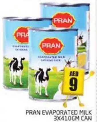 Pasons PRAN EVAPORATED MILK 3X410GM CAN offer