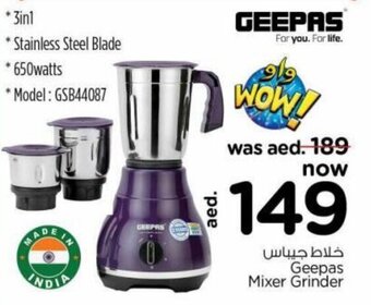 Nesto Geepas Mixer Grinder offer