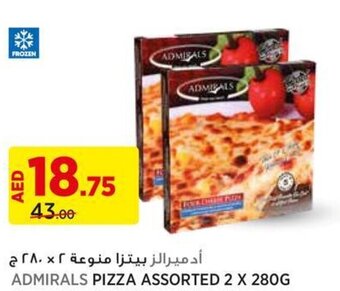Aswaaq ADMIRALS PIZZA ASSORTED 2 X 280G offer