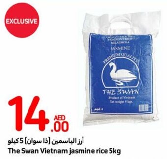 Carrefour The Swan Vietnam jasmine rice 5kg offer