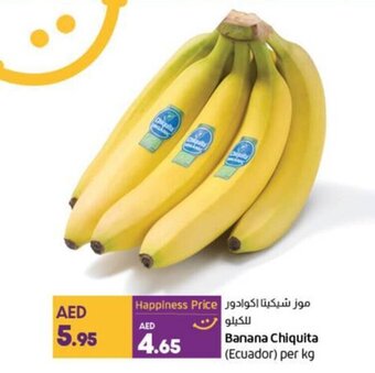 Lulu Hypermarket Banana Chiquita (Ecuador) per kg offer