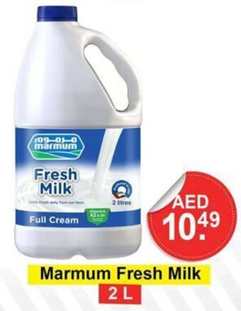 Al Madina Hypermarket Marmum Fresh Milk 2 L offer