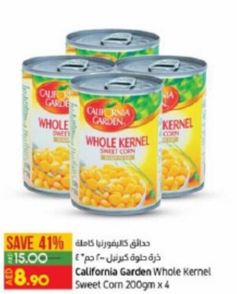 Lulu Hypermarket California Garden Whole Kernel | Sweet Corn 200gm x 4 offer