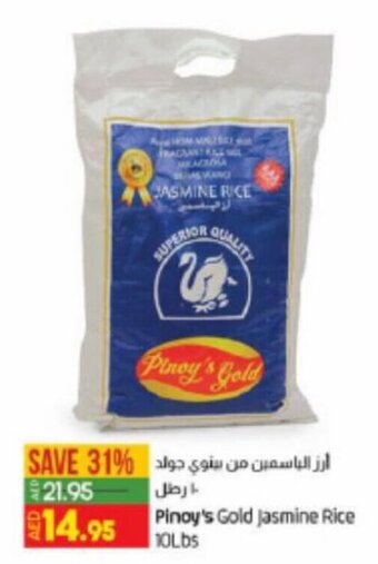 Lulu Hypermarket Pinoy's Gold Jasmine Rice 10Lbs offer