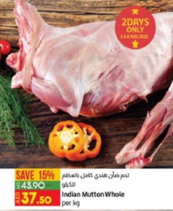 Lulu Hypermarket Indian Mutton Whole per kg offer