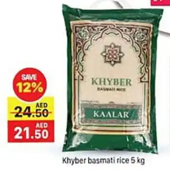 Al Madina Hypermarket Khyber basmati rice 5 kg offer