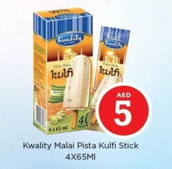Nesto Kwality Malai Pista Kulfi Stick 4X65MI offer