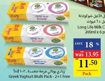Abu Dhabi Coop Greek Yoghurt Multi Pack - 2+1 Free offer