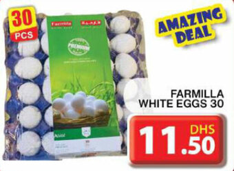 Grand Hyper Market FARMILLA WHITE EGGS 30 offer