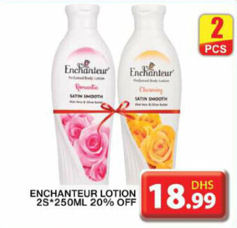 Grand Hyper Market ENCHANTEUR LOTION 25*250ML 20% OFF offer