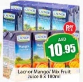 Amber Lacnor Mango/ Mix Fruit Juice 8 x 180ml offer