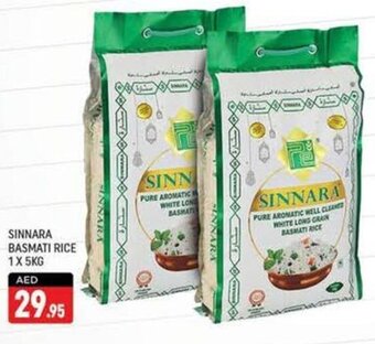 Shaklan SINNARA BASMATI RICE 1 X 5KG offer