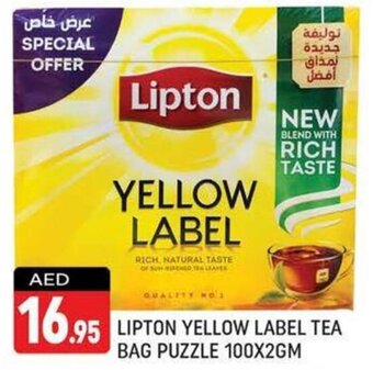 Shaklan LIPTON YELLOW LABEL TEA BAG PUZZLE 100X2GM offer